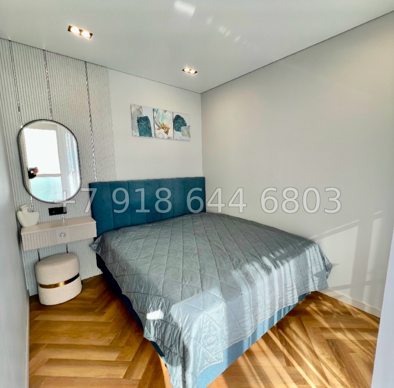 № 375 р. Трёхкомнатная квартира с прямым видом на Чёрное море в городе Сочи  - миниатюра 12