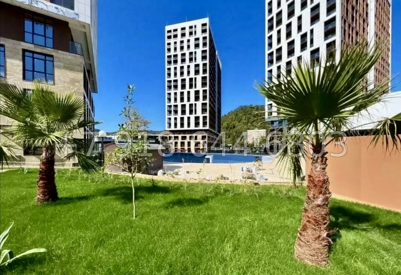 № 8п. Квартира в доме бизнес класса с бассейном в Дагомысе Сочи  - миниатюра 2