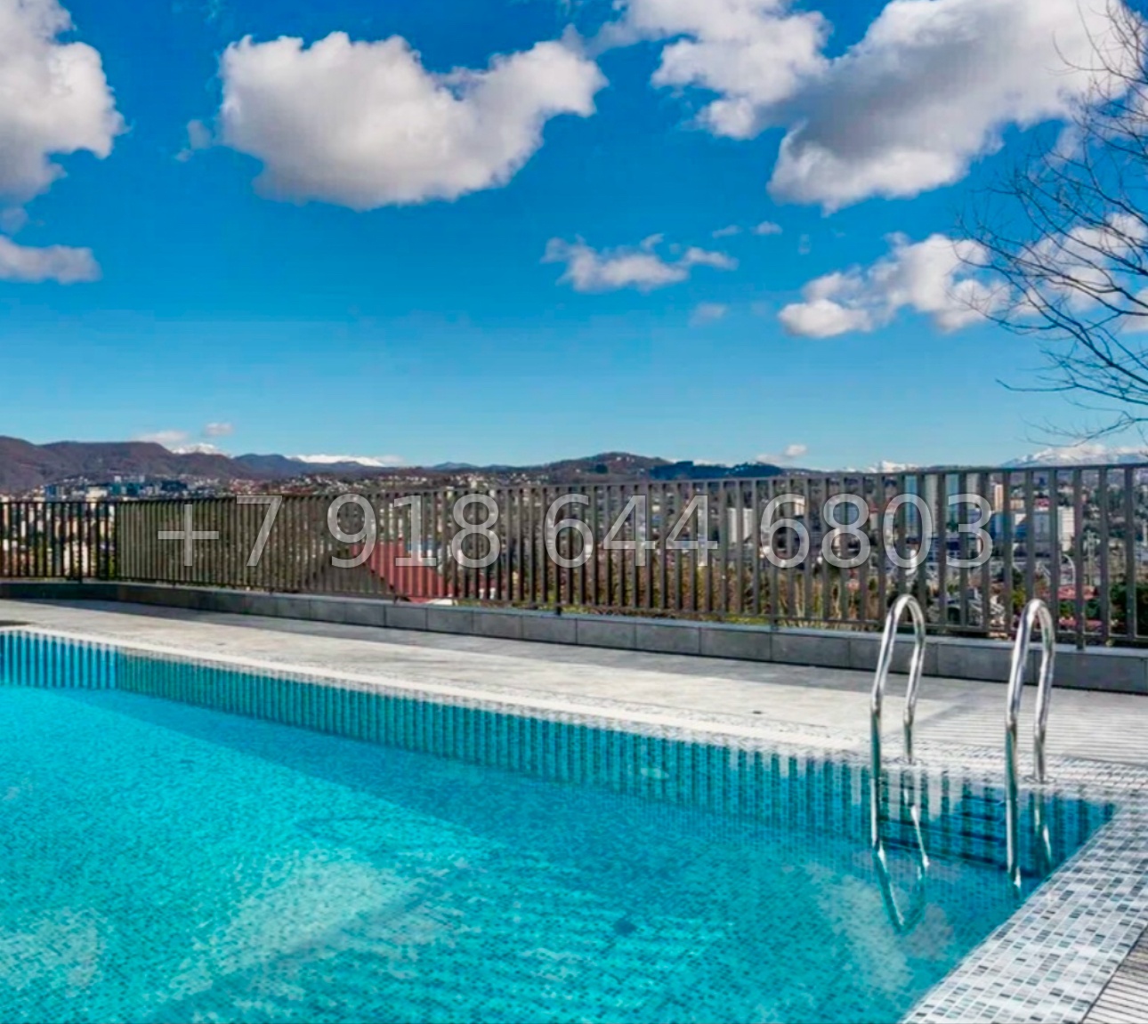 № 572 р. Квартира у парка Ривьера Сочи с бассейном  - миниатюра 22