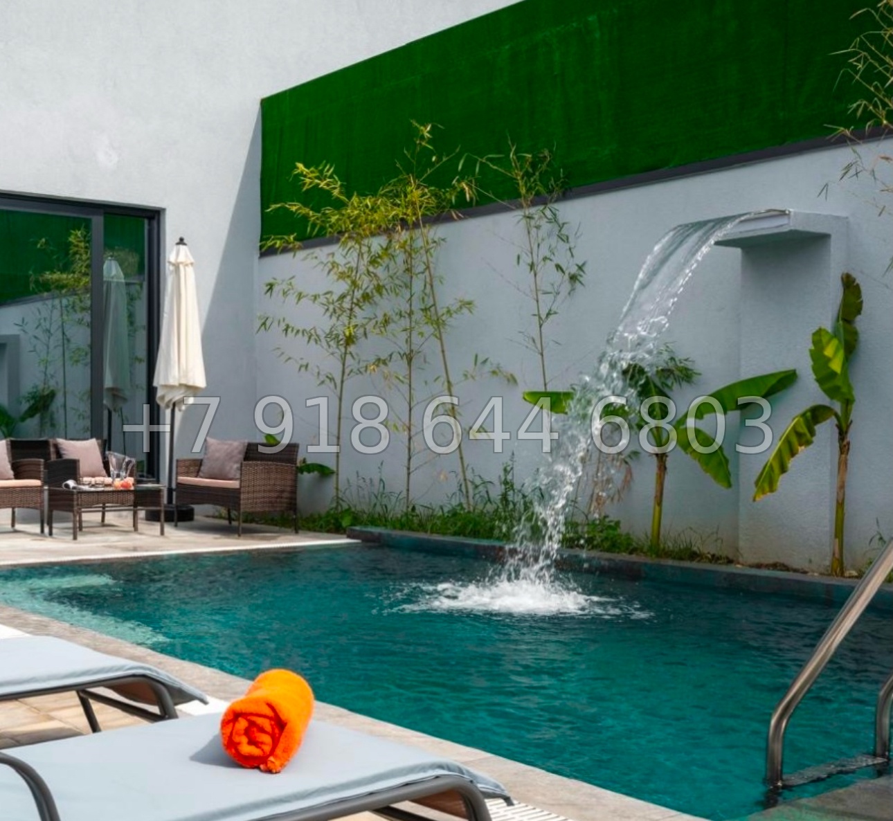 № 46 в. Дом рядом с Сириусом в Адлере. Два дома с двумя бассейнами и двумя банями - миниатюра 4