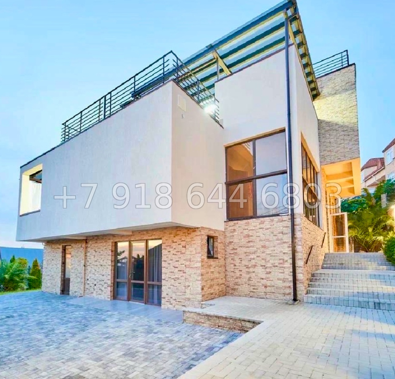 № 75в. Вилла в средиземноморском стиле в Адлере с бассейном  - миниатюра 4