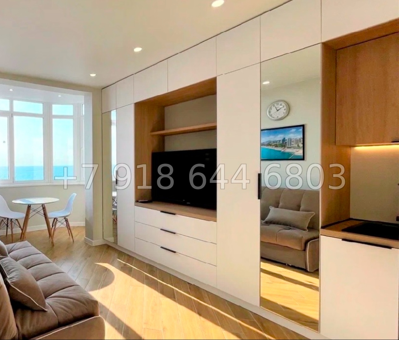 № 152 р. Квартира в Адлере с видом на море  - миниатюра 2