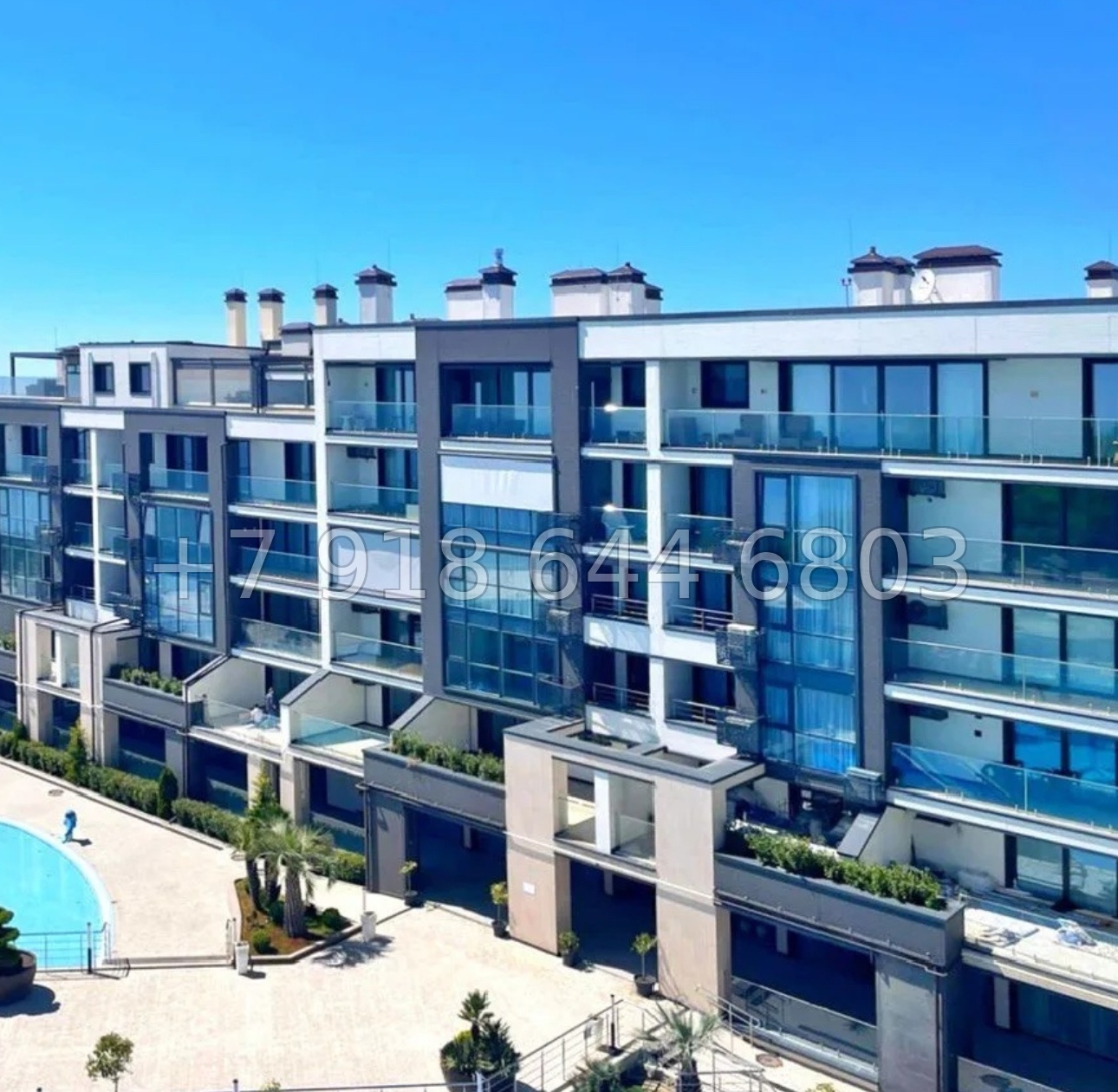 № 482 р. ЖК Лазурный берег Сочи. Квартира с бассейном  - миниатюра 15