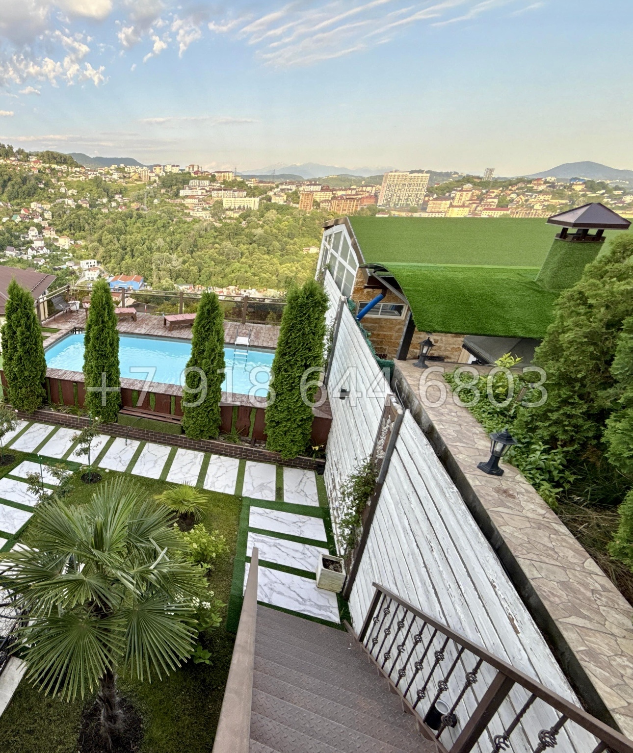 № 82 Б. Дом в Центральном Сочи с красивым видом  - миниатюра 22