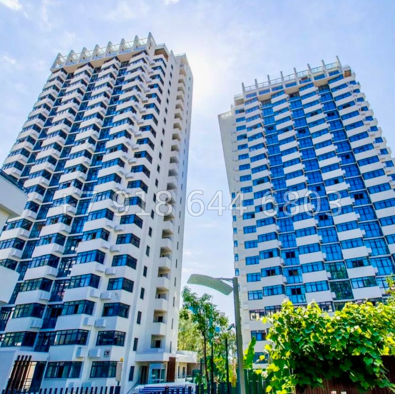 № 431 р. ЖК Огни Сочи квартира без ремонта  - миниатюра 1