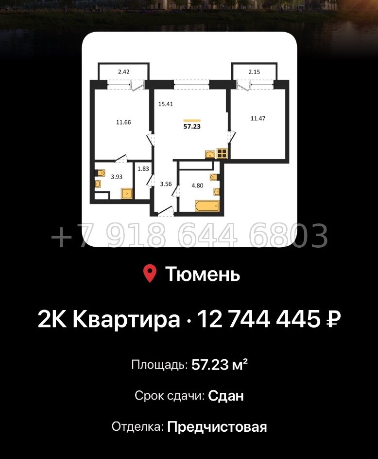 № 3. Европейский берег 2.0 Тюмень  - миниатюра 50