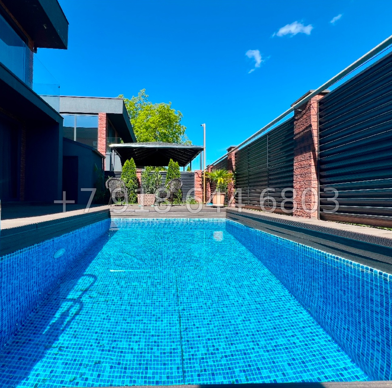 № 222 Б. Дом с хорошим ремонтом и бассейном в Адлере  - миниатюра 2