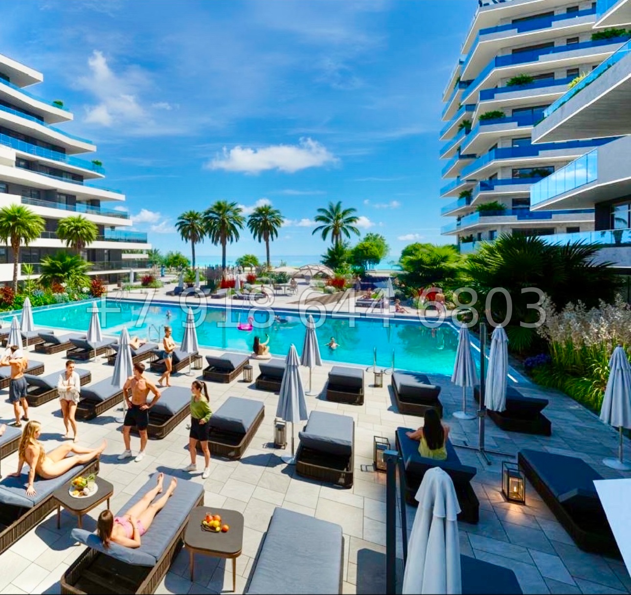 № 18 ю. Севастополь. Апартаменты на берегу моря. AK Cosmos Stay Sevastopol Atlant Apartments Космос Стей Севастополь  - миниатюра 6